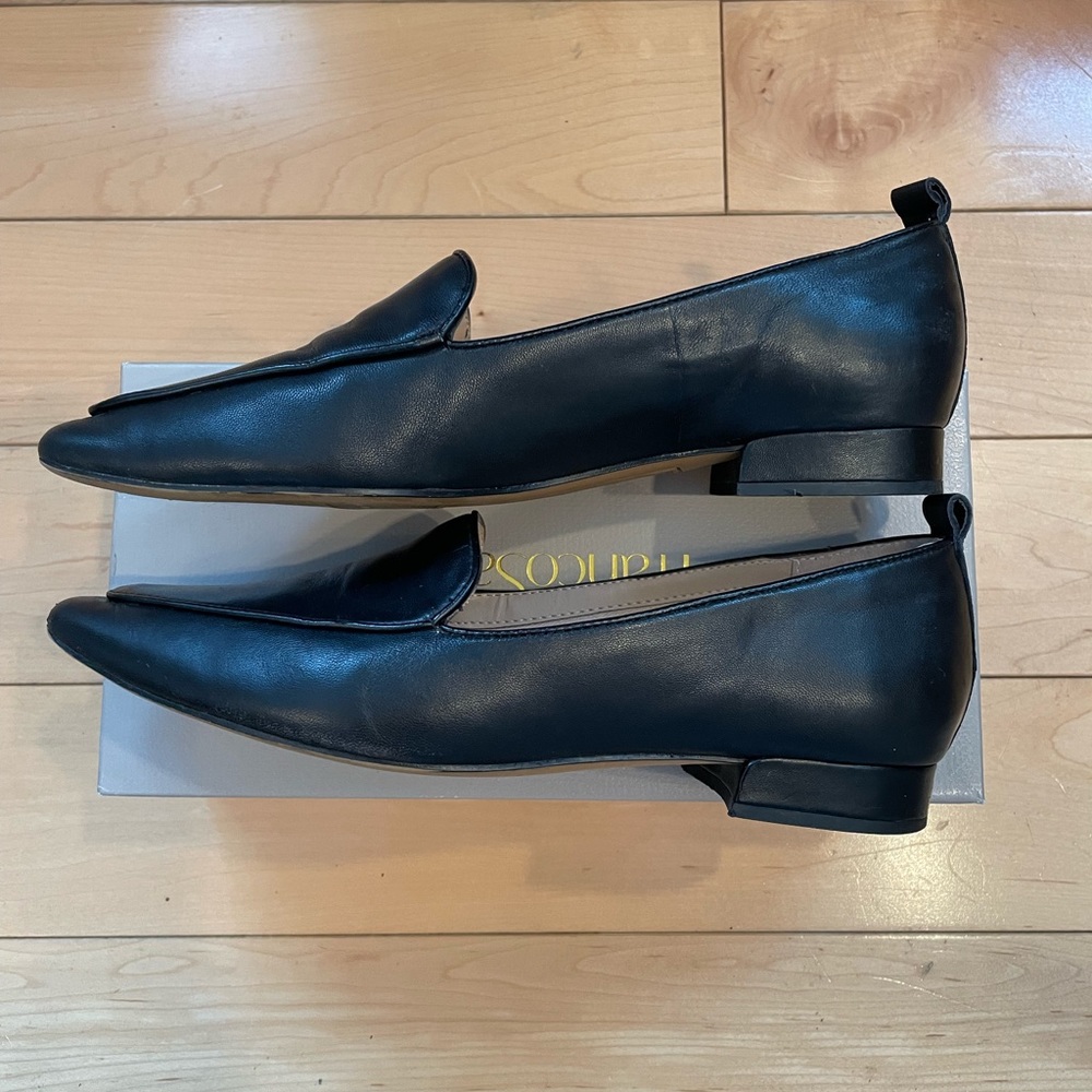 Franco Sarto “Studio” black leather loafers size 8 - Picture 5 of 9